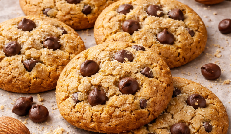 Cookies de harina de almendras con chips de chocolate, la receta Cookies de harina de almendras con chips de chocolate, la receta