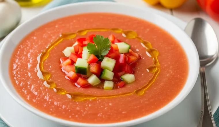 El gazpacho criollo es perfecto para esta época de verano ¡preparalo y disfrutá!