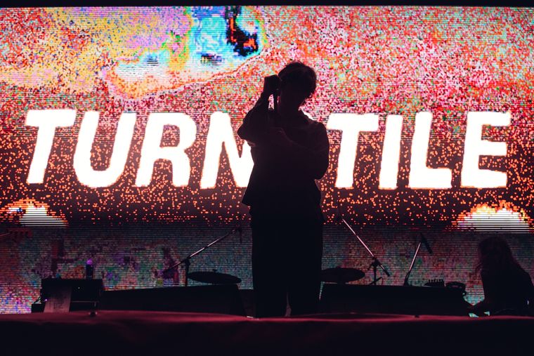 Turnstile llegará a la Argentina, tras su exitoso paso en el Lollapalooza 2022. Foto: Gentileza DF All Access