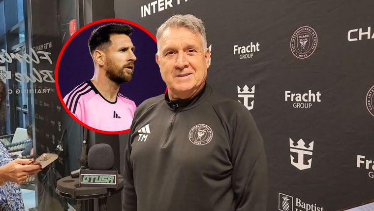 Martino hablò del retiro de Messi. Foto: Captura