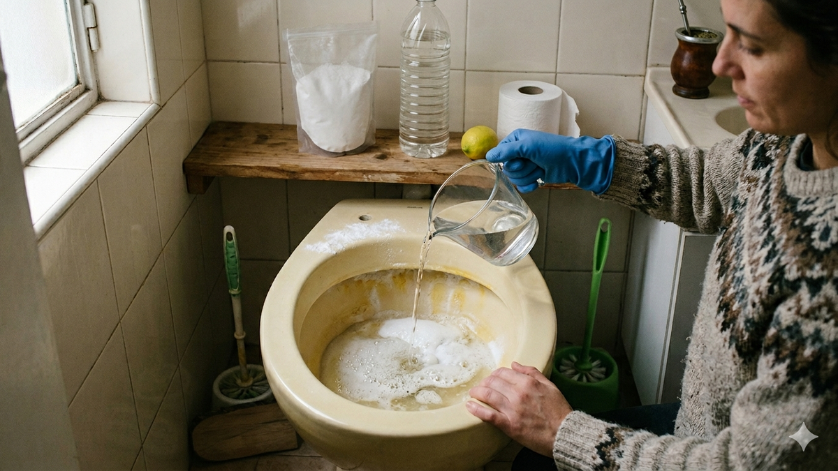 Sin lavandina: el truco definitivo para quitar el color amarillento del inodoro