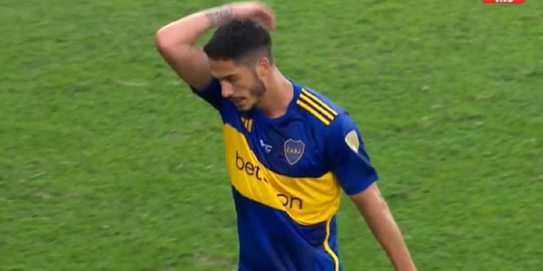 Nicolás Figal descargó su bronca contra Almirón. Foto: Captura