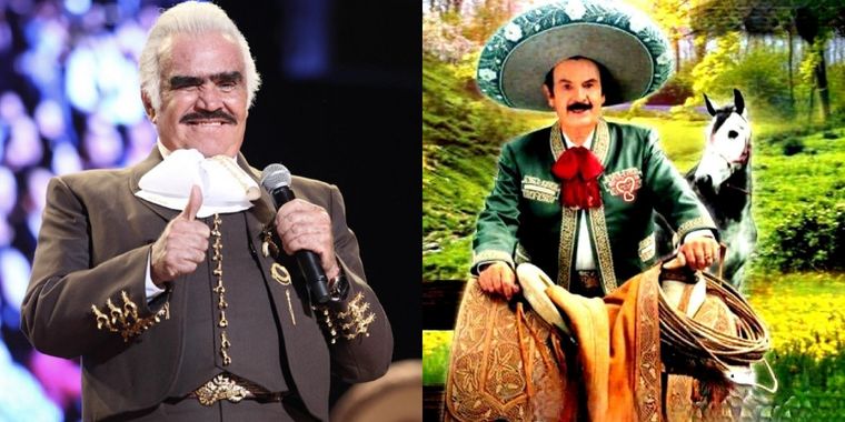 Antonio Aguilar y Vicente Fernández son dos de los grande exponente de la música regional de México. Foto: Instagram