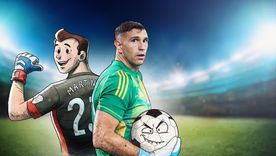El Dibu Martínez llegó a Netflix de la mano de Hernán Casciari y Liniers. El Dibu Martínez llegó a Netflix de la mano de Hernán Casciari y Liniers.