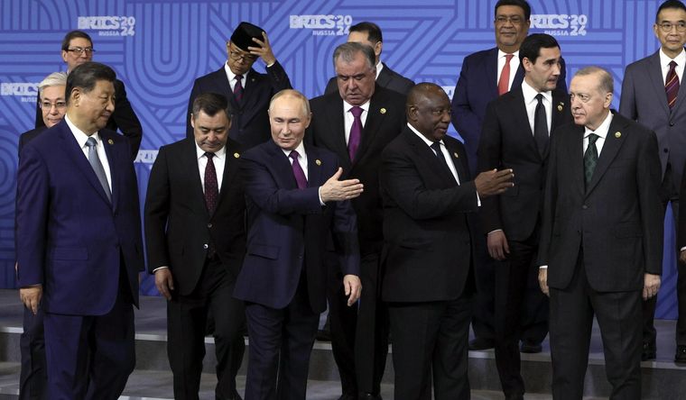El BRICS Plus posa para una foto en Kazán, Rusia, el 24 de octubre de 2024. Foto: Efe.
