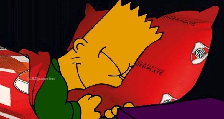 Así van a dormir los hinchas de River, que se expresaron en las redes. Foto: Redes
