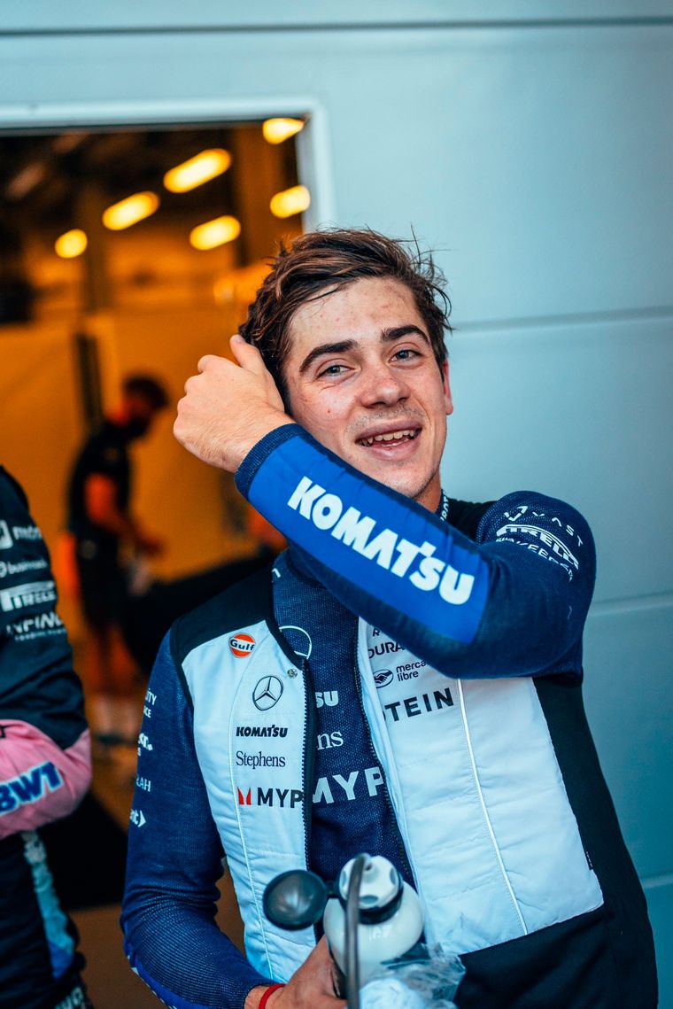 Franco sigue recibiendo elogios. Foto: @WilliamsRacing