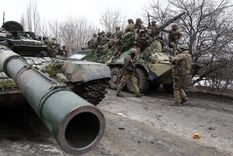 Tropas rusas en Ucrania. Foto: Am24.