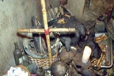 Uno de los rituales Umbanda Foto: NA