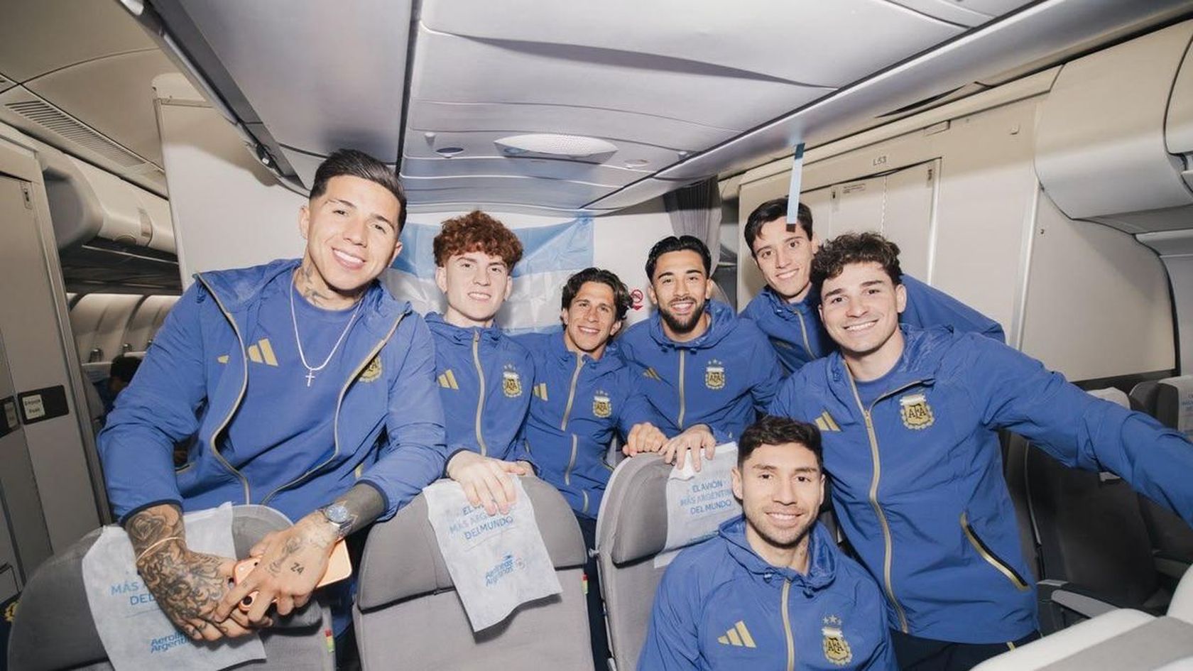 La Selección argentina rumbo a Kansas City para la Copa del Mundo.&nbsp;