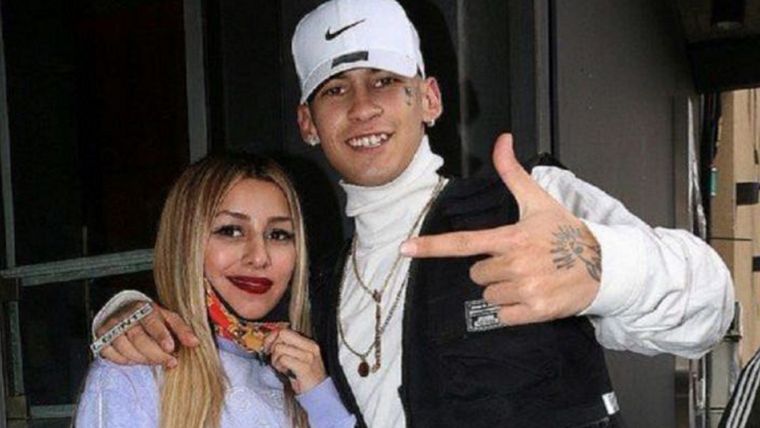 Tamara Báez y L-Gante Tamara Báez y L-Gante, cuando aún eran pareja. Foto: Instagram @lgante_keloke.