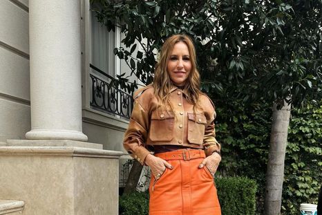 Analía Franchín es la inspiración para llevar botas altas y minifalda este invierno Foto: Instagram