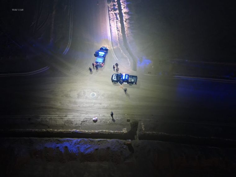 Las divisiones Canes y Vant fueron claves para la captura de uno de los acusados Foto: Ministerio de Seguridad de Mendoza