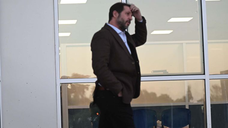 Marcelo D´Agostino después de ser imputado.