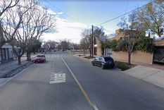 Jubilados en alerta Los adultos mayores son víctimas frecuentes de asaltos. La imagen muestra las inmediaciones del lugar del hecho. Fuente: Google Street View.