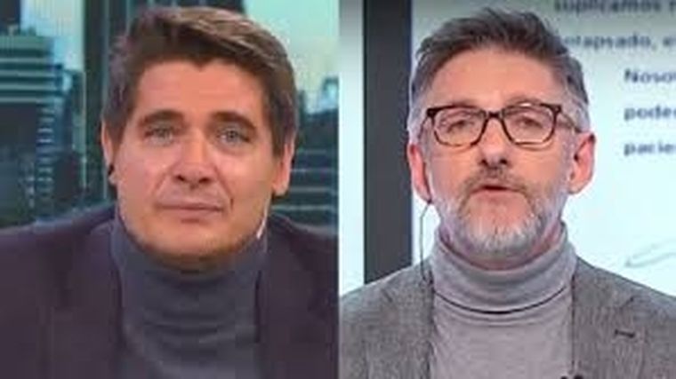 Guillermo Andino y Luis Novaresio