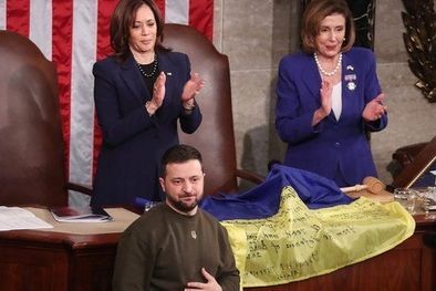 MDZol | Zelensky en el Congreso de EE.UU Foto: EPA