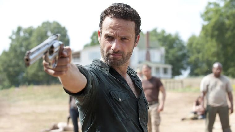 Andrew Lincoln se puso en el centro de la actuación con su papel de Rick Grimes en The Walking Dead