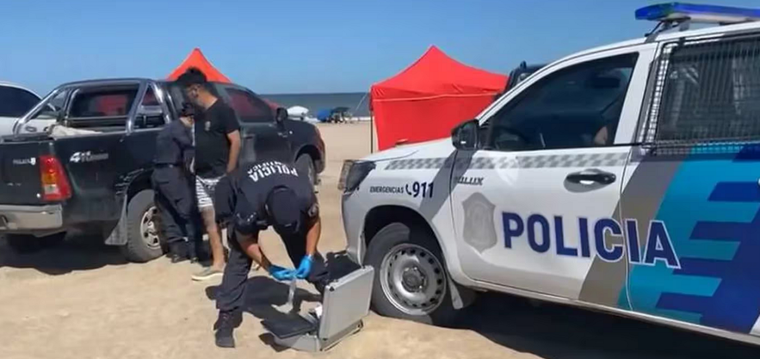 Policía de Pinamar Foto: NA