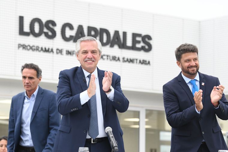 Alberto Fernández inauguró un nuevo hospital. Foto: Noticia Argentinas