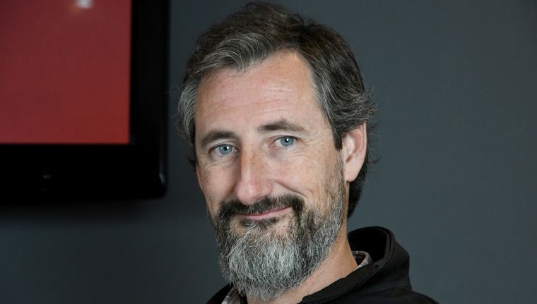 Cristian Moor, en los estudios de MDZ Foto: Rodrigo DAngelo / MDZ