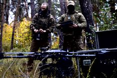 Las drones de Ucrania impactaron en Rusia. Foto Efe