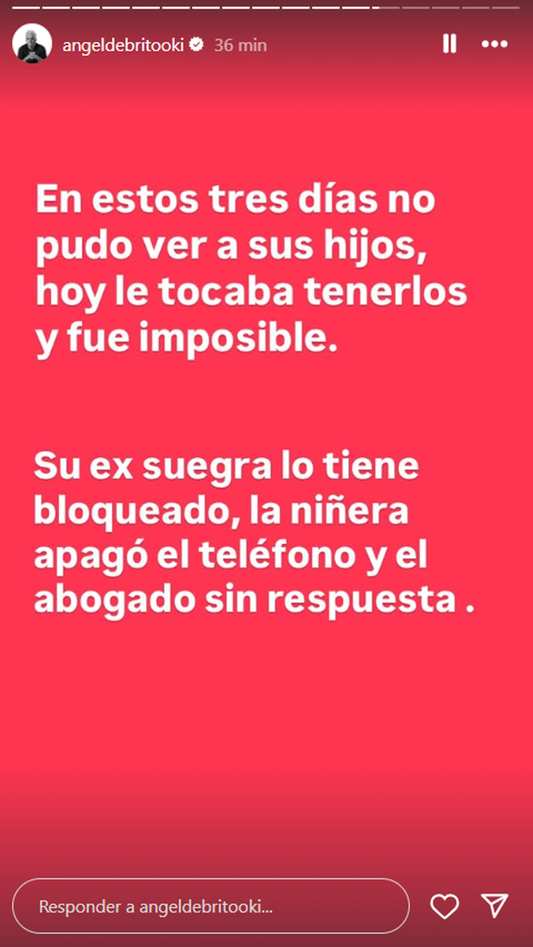 Ángel de Brito reveló nueva información. Foto: captura de pantalla Instagram/ @angeldebritooki. Ángel de Brito reveló nueva información. Foto: captura de pantalla Instagram/ @angeldebritooki.