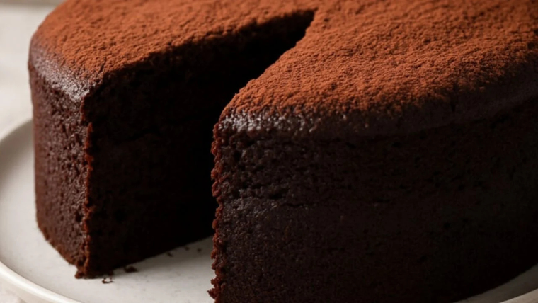 Potente receta de torta de chocolate sin azúcar para tus meriendas saludables.