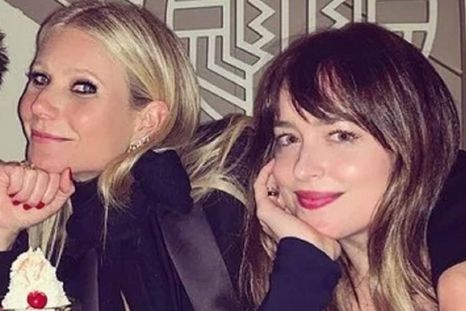 Amigas Dakota Johnson tiene una relación de amistad con la ex mujer de su pareja.