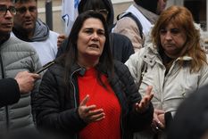 Carina Sedano, secretaria general del SUTE, que pide que que se revise el listado de enfermedades afectas por el ítem aula. Carina Sedano, secretaria general del SUTE, que pide que que se revise el listado de enfermedades afectas por el ítem aula.