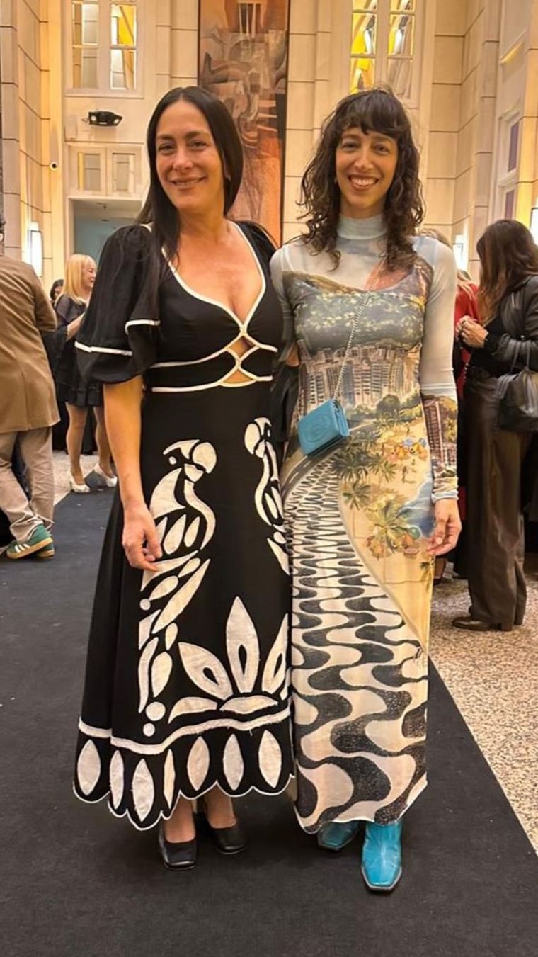 Rosario Díaz Araujo y Emilia Pereyra.
