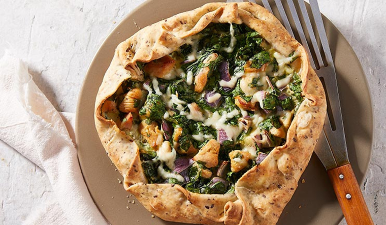 Admira esta exquisita tarta de pavo con espinaca ¡tu nueva obsesión!