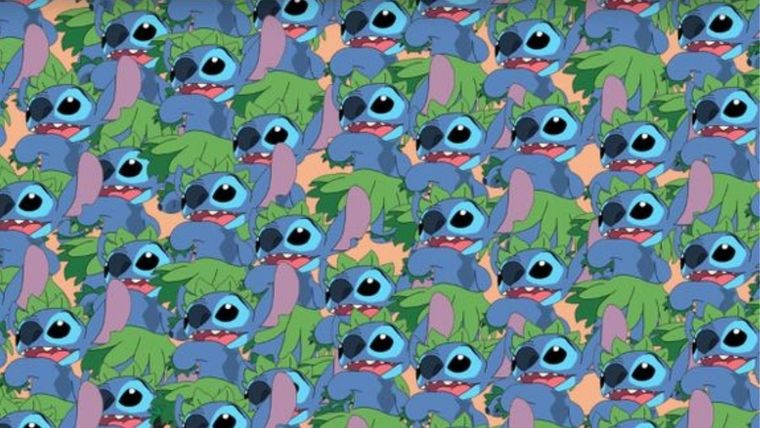 Acertijo visual, reto visual, Lilo & Stitch Pinterest
