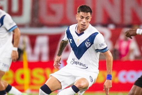 Dos equipos del Viejo Continente viene en busca de Valentín Gómez, una figura de Vélez. Foto: Vélez Sarsfield