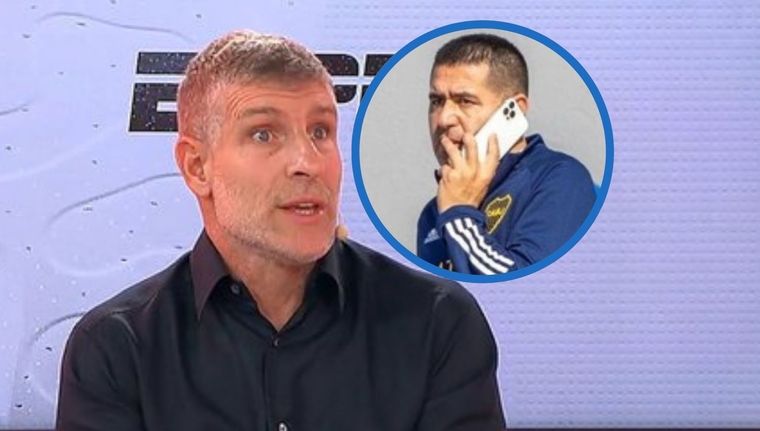 Martín Palermo reveló cuando y el motivo por el cual dejó de hablarse con Riquelme mientras jugaban en Boca. Foto: Captura video