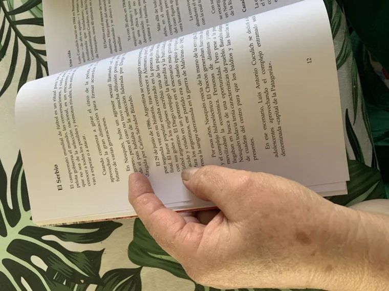 El libro donde cuenta la historia del abusador Foto: Gentileza LM Neuquén