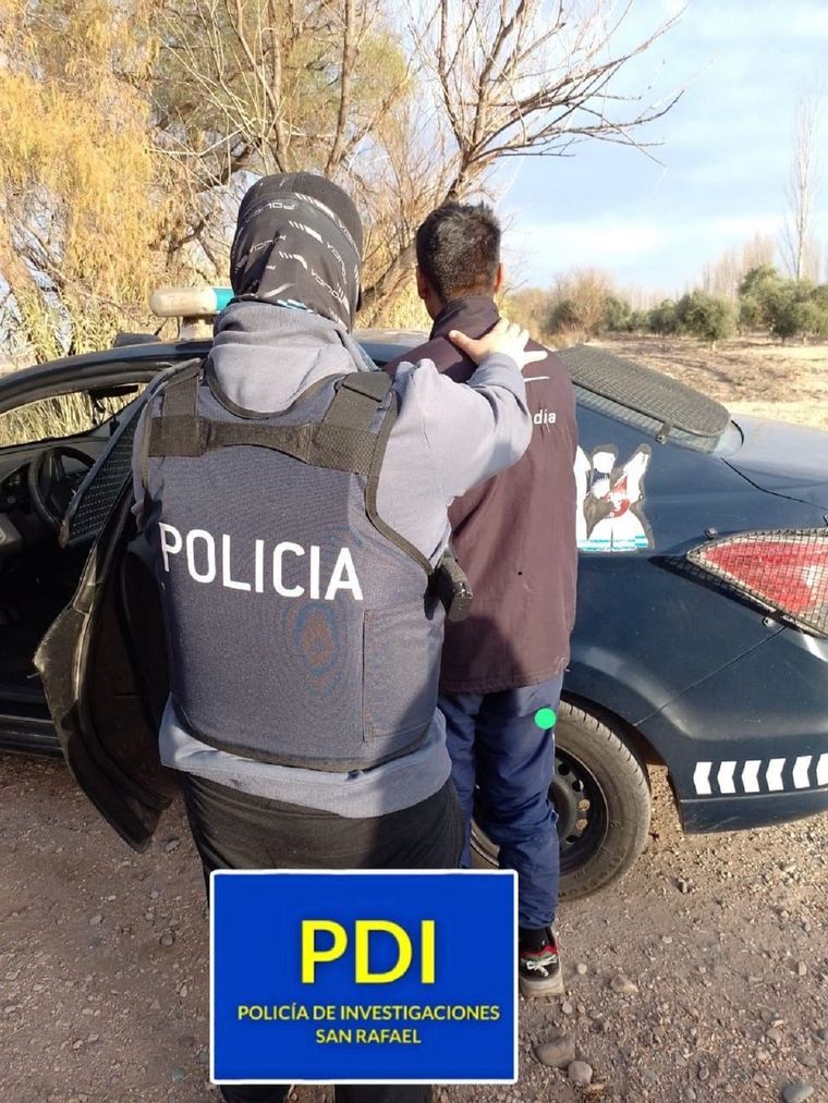 Uno de los detenidos Foto: Ministerio de Seguridad