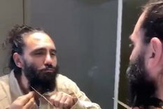 Sorín prometió afeitarse la barba y cumplió