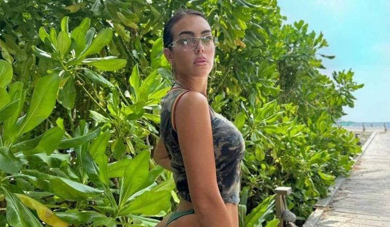 Georgina Rodríguez recibió sus 30 años en Maldivas.