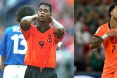 Justin Kluivert repitió una historia de su padre y Países Bajos volvió a sufrir.