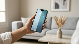 Los puntos verde y naranja del celular funcionan como alertas de privacidad para cámara y micrófono. Foto: Gemini IA Los puntos verde y naranja del celular funcionan como alertas de privacidad para cámara y micrófono. Foto: Gemini IA