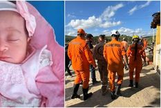 La bebé desaparecida tiene 15 días de nacimiento. Foto: Gentileza G1