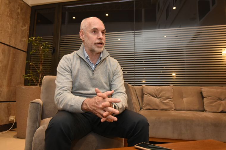 Horacio Rodríguez Larreta en un mano a mano con MDZ Foto: Maximiliano Ríos/MDZ