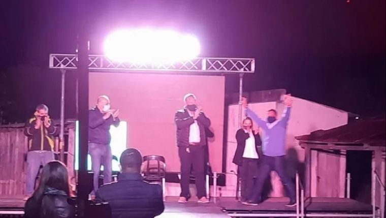 El momento en el que el intendente es baleado quedó registrado Foto: El Litoral de Corrientes