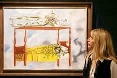 "El sueño (La cama)" fue pintado durante una época turbulenta en la vida de Kahlo.