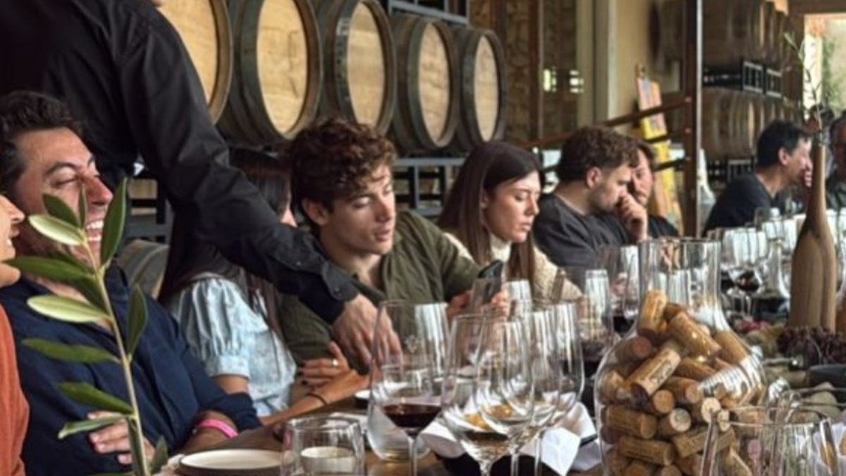 Antes de su exhibición en Argentina, Franco Colapinto estuvo en la estancia de un reconocido enólogo mendocino