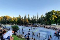 emir felix inauguro el parque de los jovenes: en san rafael sonamos mucho esta obra