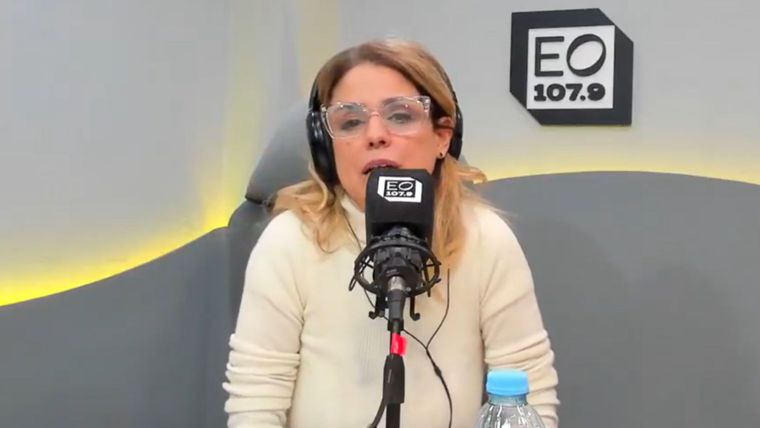 La comunicadora decidió hablar sin pelos en la lengua. Foto: captura de video/ El Observador. 
