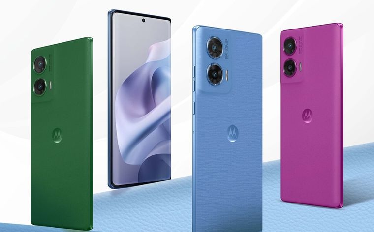 El diseño del nuevo teléfono de Motorola destaca por sus colores originales y terminaciones premium resistentes. El diseño del nuevo teléfono de Motorola destaca por sus colores originales y terminaciones premium resistentes.