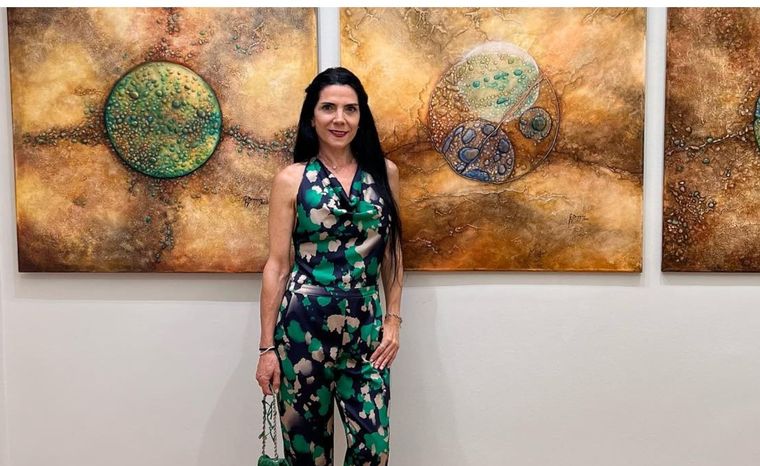 Gabriela Berrios, la artista mendocina que expone sus obras en España e Italia Foto: Facebook Gabriela Berrios.